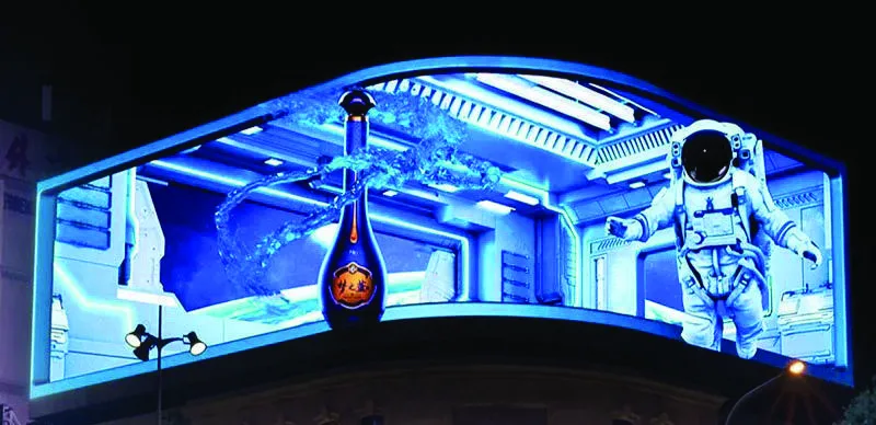 Écran LED 3D naked-eye