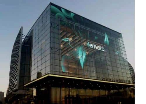 Façade LED immeuble